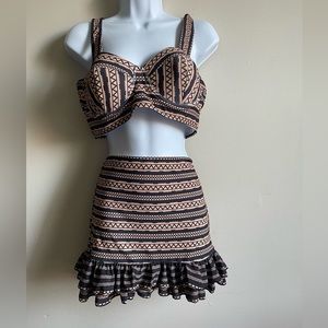 Retro-Inspired Skirted Bikini